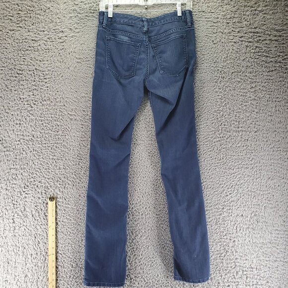 Banana Republic Jeans Womens Size 26 Blue Skinny Straight Stretch Mid-Rise Denim - Picture 11 of 12